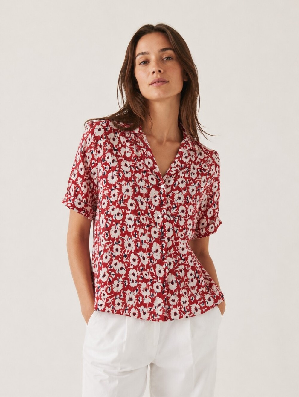 Saint James Floral Blouse Size 8